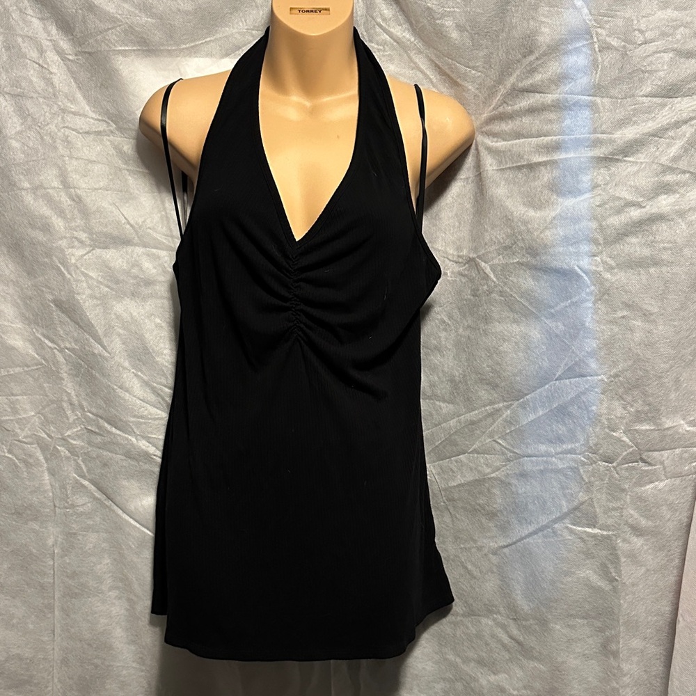 Torrid Black Halter Tank Top